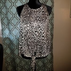 E &M Halter style top